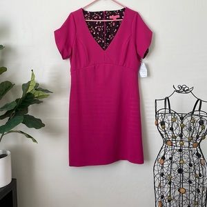 BETSEY JOHNSON MIDI SHORT SLEEVE DRESS Size 12